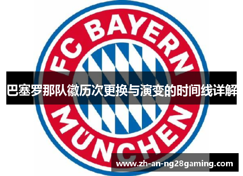 巴塞罗那队徽历次更换与演变的时间线详解 巴塞罗那队徽历次更换与演变的时间线详解